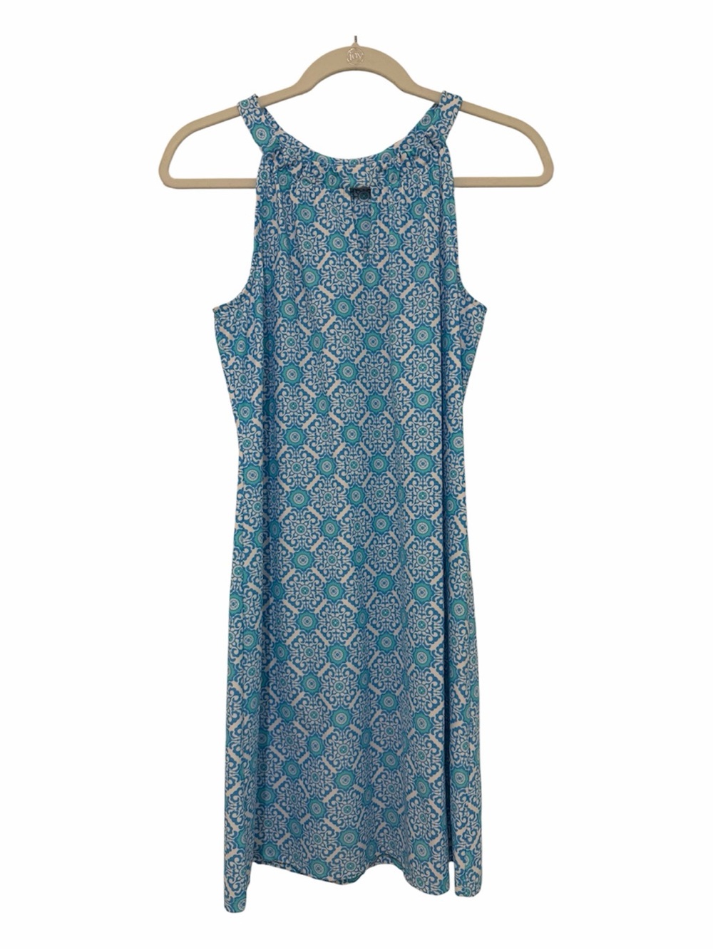 Jude Connally Dress Sleeveless Small Stretch Summer Resortwear Beach